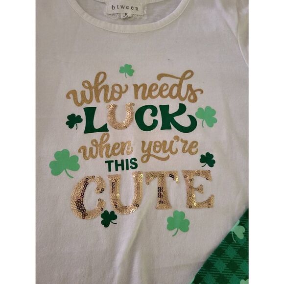 NWOT btween St. Patrick's day outfit - Picture 2 of 7